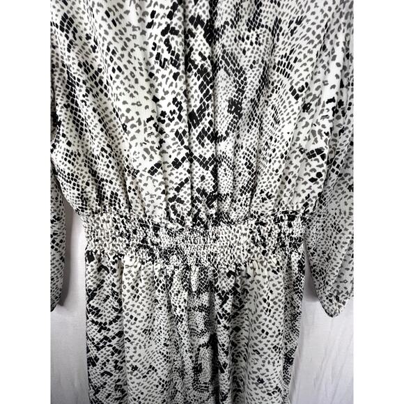NWT J. Crew women's snake print smocked dress, size XXS - Picture 9 of 15